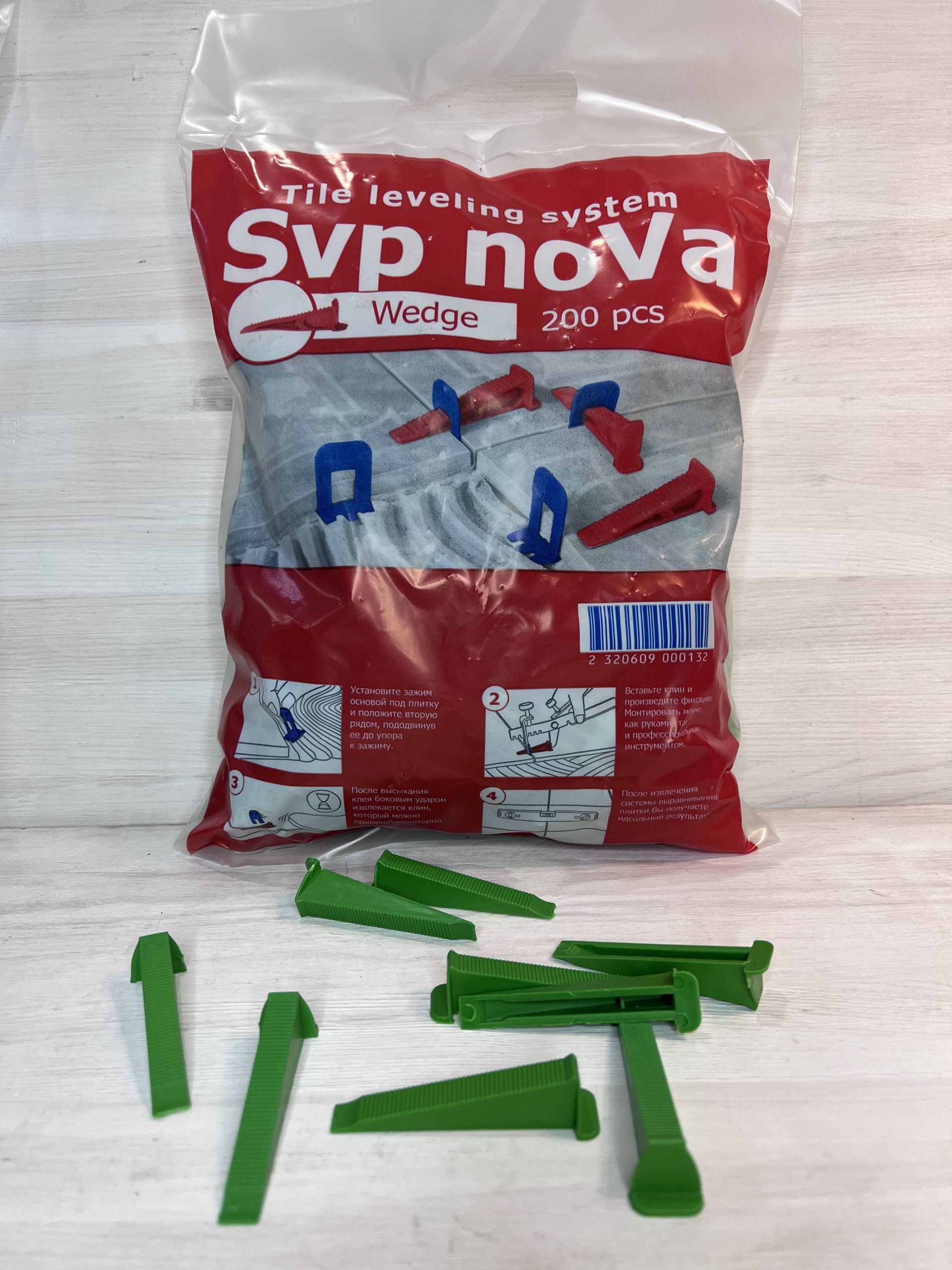 АКЦІЯ!!! Комплект СВП "SVP-noVa" - 500 зажимів 1мм + 200 клинів - Зображення 5