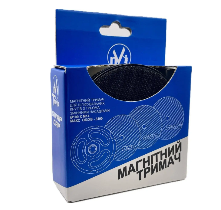 Тримач магнітний Click-Lock PRO для полірувальних дисків 100мм M14 - Зображення 7
