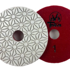 Алмазний гнучкий шліфувальний круг Т-нова (черепашка) КВІТКА 100mm, КРОК №1
