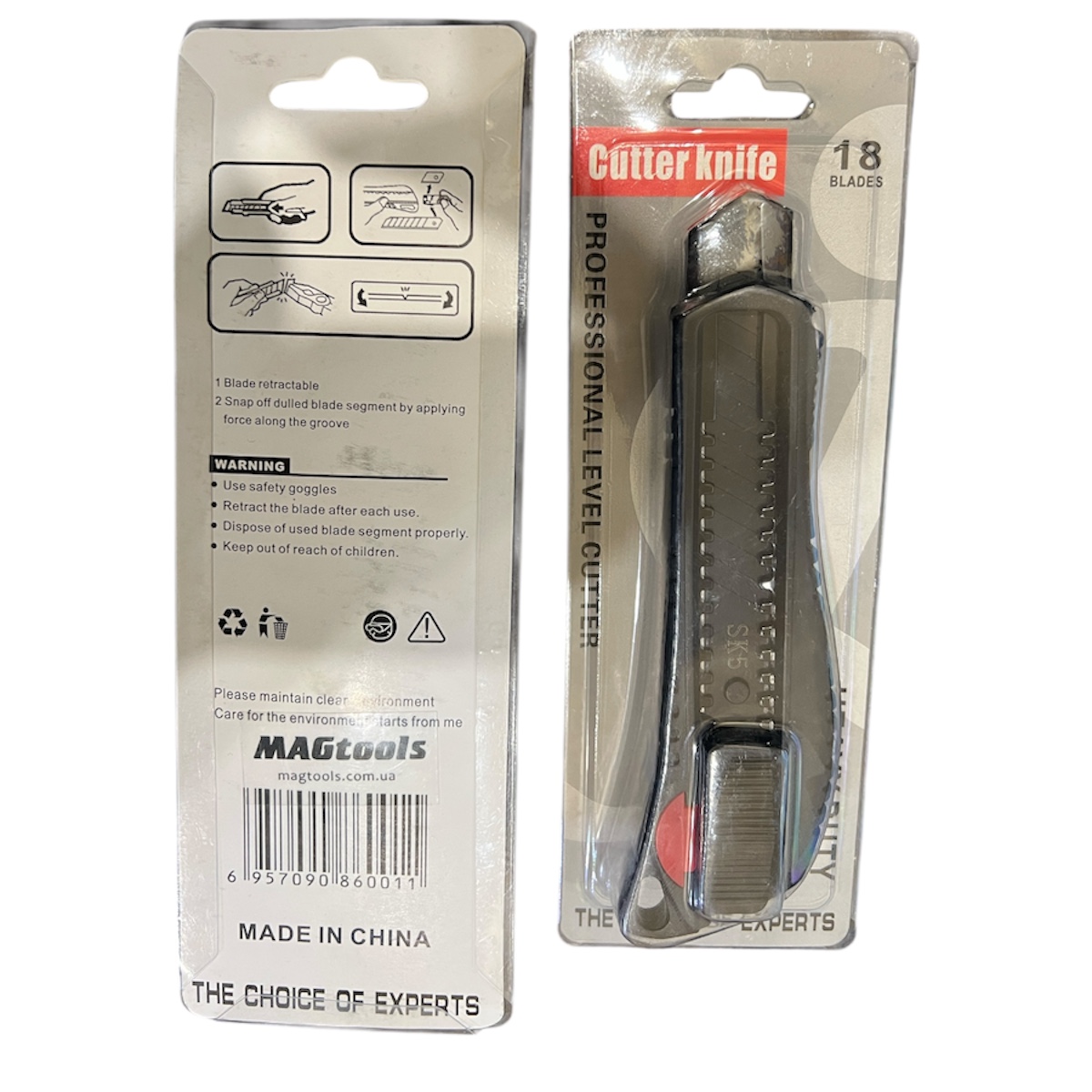 Універсальний ніж Magtools cutter knife з лезом SK-5 для професійних робіт - Зображення 2