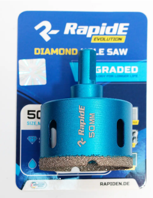 Алмазна коронка RapidE Evolution 50 мм, під дриль - Зображення 2